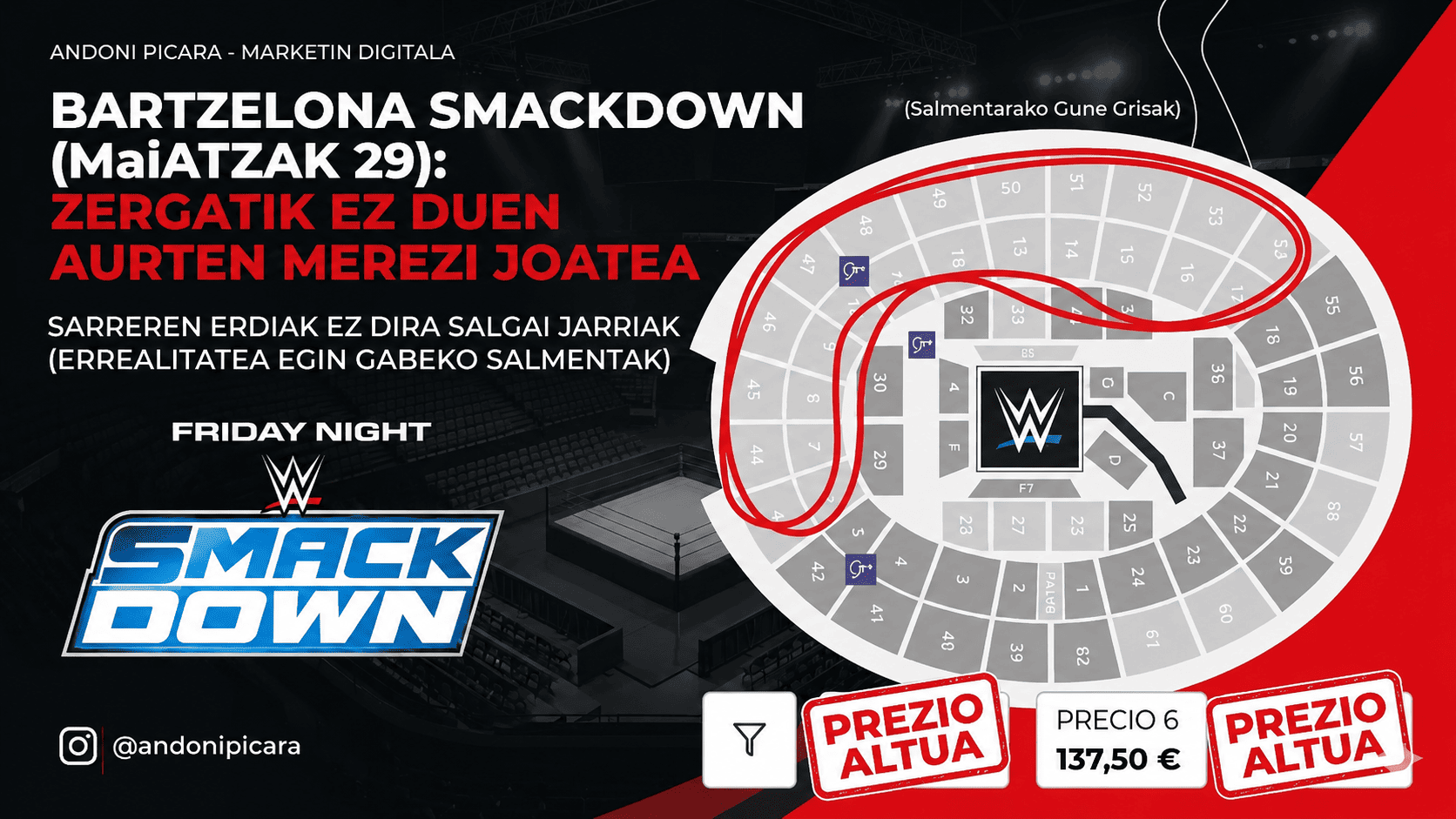 smackdown bcn, smackdown barcelona, wrestling, wwe españa, wwe smackdown, wwe barcelona, wwe badalona, smackdown badalona, bartzelona